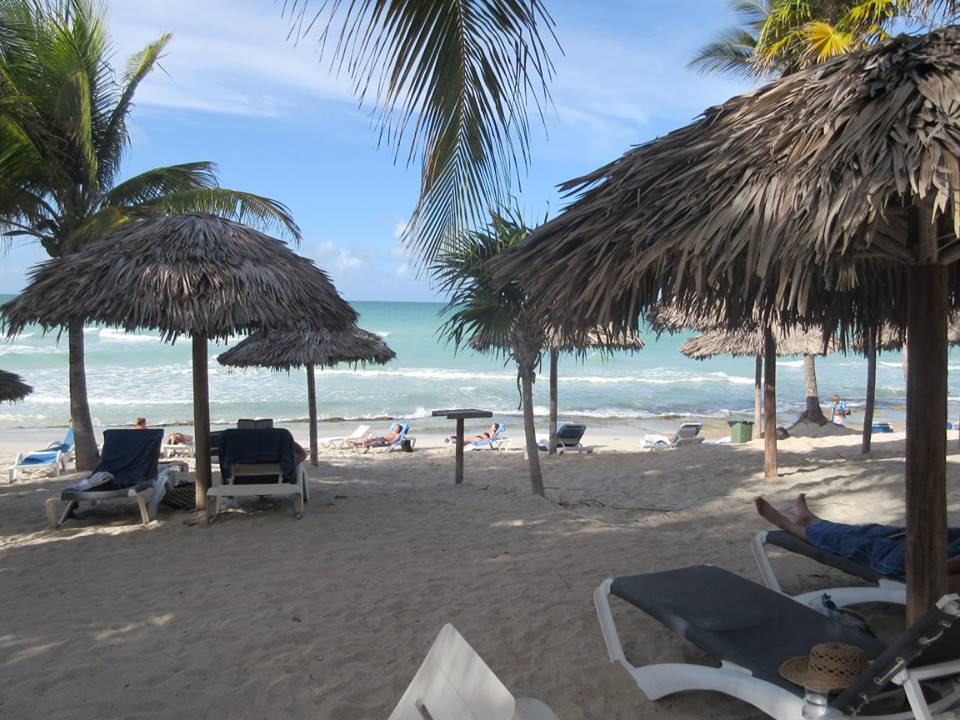 Beach life in Cuba