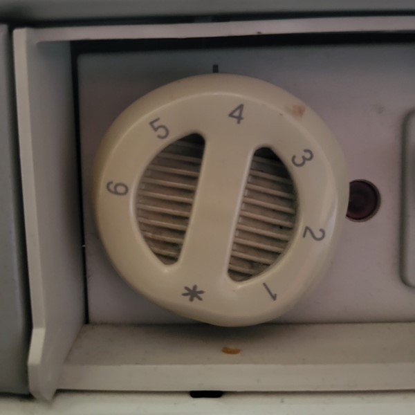 the leftmost dial of the radiator