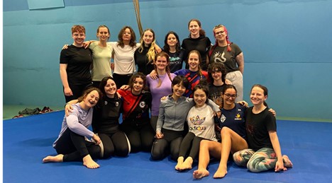 members of the BJJ club at UL