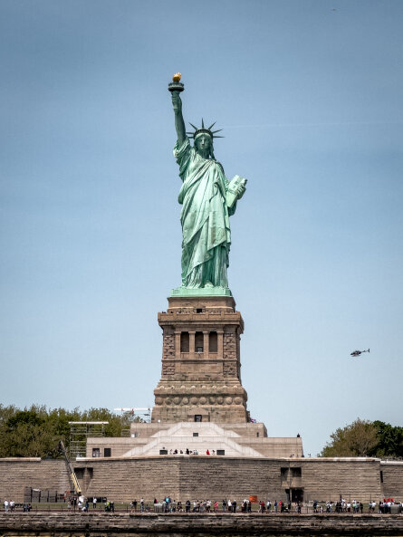 Statue of Liberty in New York City.