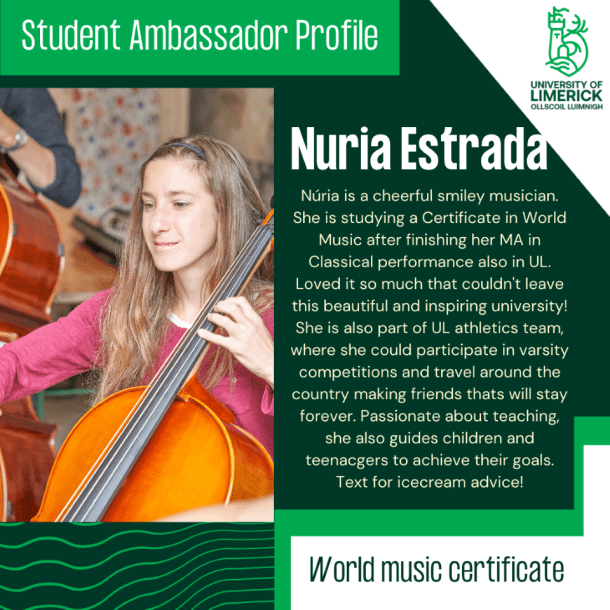 Nuria Estrada Ambassador Profile.