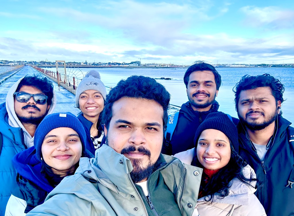 A photo of MD and his friends