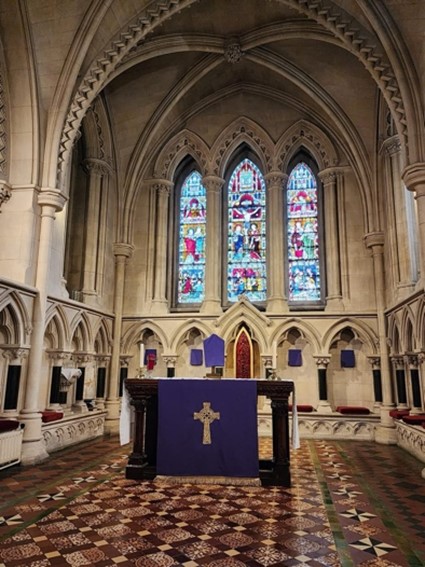 Glass paintings at Christ Church Cathedral