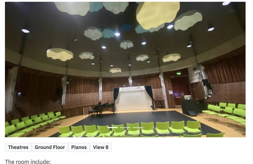 Irish world academy music room