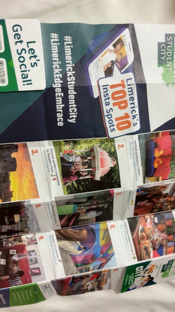 Limerick brochure with top 10 Insta spots