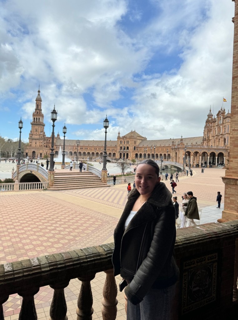 Naoise at the town Sqaure