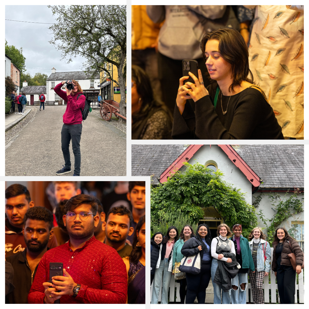 Collage of students enjoying the Ambassador training day and Diwali