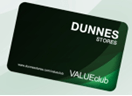 Dunnes Stores Value club card