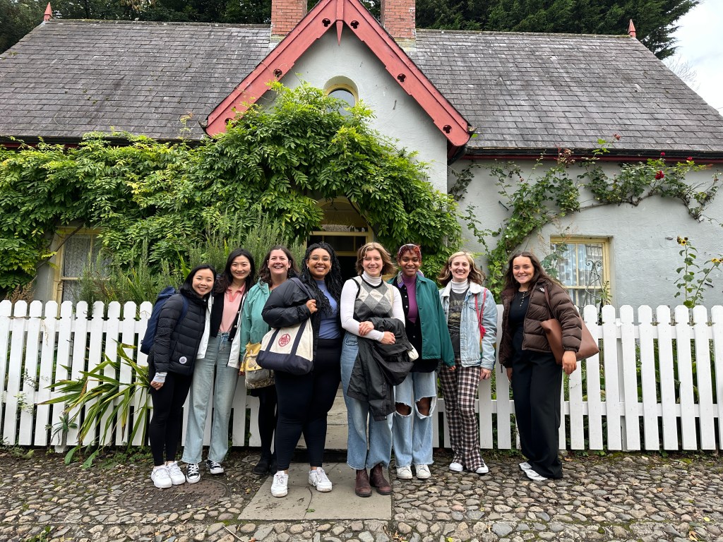 UL Global Student Ambassadors posing with Alli and Fiona