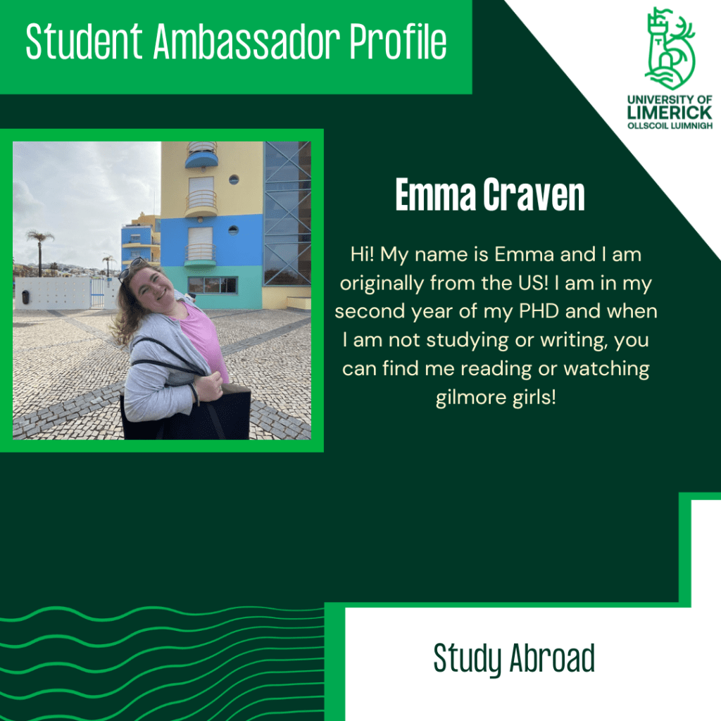 Emma's Student ambassador profile