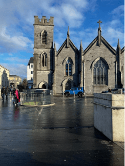 outside cathedral 
