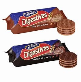 Barry’s Tea with a Digestive Biscuit