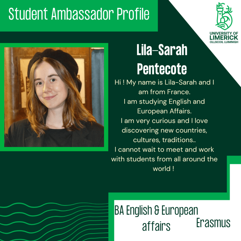 Hi ! My name is Lila-Sarah and I am from France.
I am studying English and European Affairs.
I am very curious and I love discovering new countries, cultures, traditions..
I cannot wait to meet and work with students from all around the world !