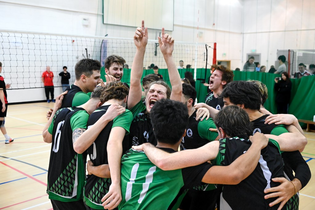 Players winning and celebrating